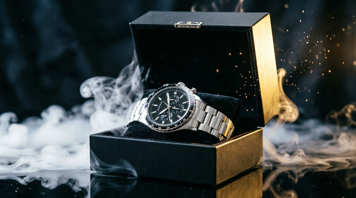 “Eclipse Royale Luxury Chronograph Watch”