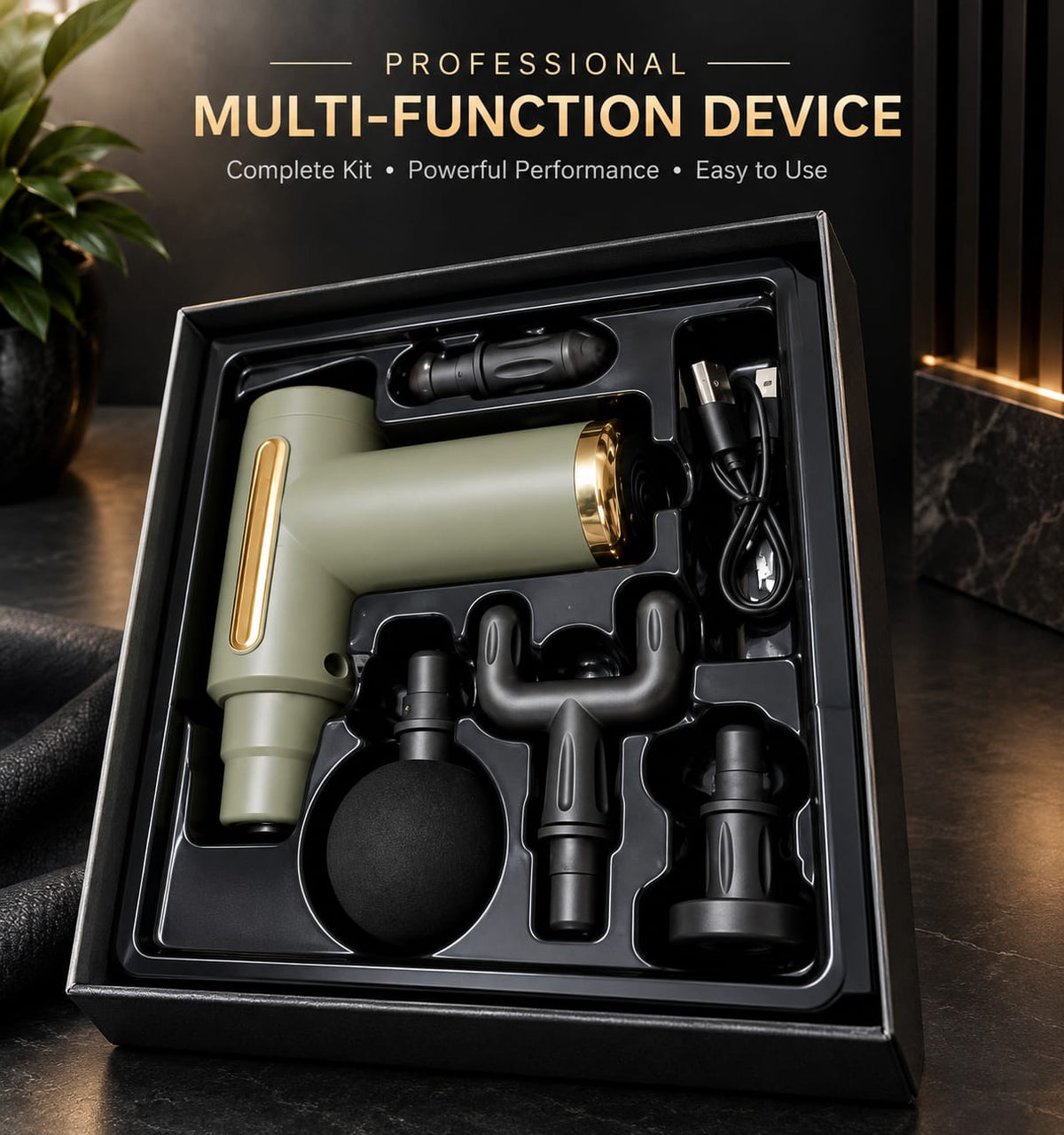 "multifunctional massager gun"